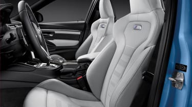 BMW M3 saloon 2014 front seats