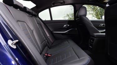BMW 330e saloon rear seats