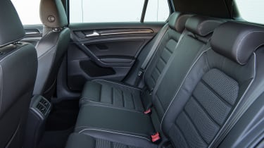 The Golf R offers impressive rear seat space as well