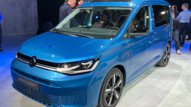 Blue Volkswagen Caddy