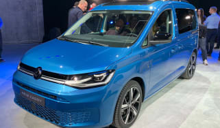 Blue Volkswagen Caddy