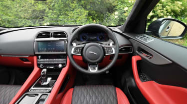 Jaguar F-Pace SVR - interior wide view
