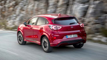 Ford Puma SUV rear 3/4 tracking