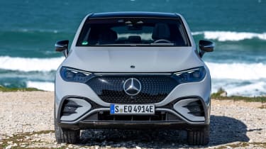 Mercedes EQE SUV front static
