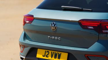 Volkswagen T-Roc rear closeup