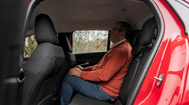 Fiat 600e rear passenger space