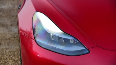 Tesla Model 3 saloon headlights