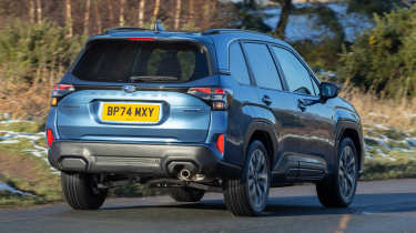 Subaru Forester rear quarter driving