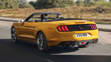 Ford Mustang California Special driving - rear