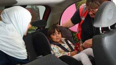 Child in car seat