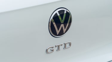 Volkswagen Golf GTD hatchback badge