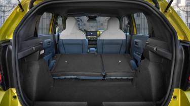 Fiat Grande Panda boot seats folded