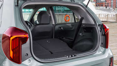 Kia Picanto boot seats folded