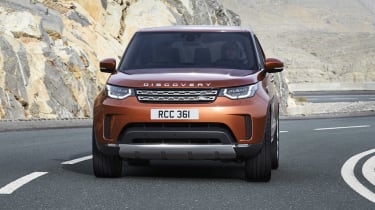2016 Land Rover Discovery driving - front view