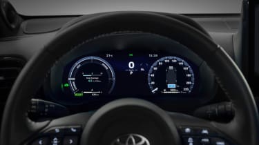 Toyota Yaris Cross driver&#039;s display view