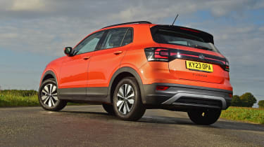 Volkswagen T-Cross SUV rear 3/4 static