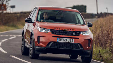 Land Rover Discovery Sport front driving