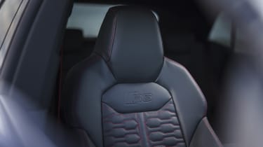 Audi RS Q8 SUV - front seat close up 
