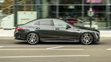 Mercedes C-Class saloon driving - side