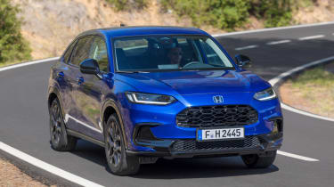 Honda ZR-V SUV front cornering