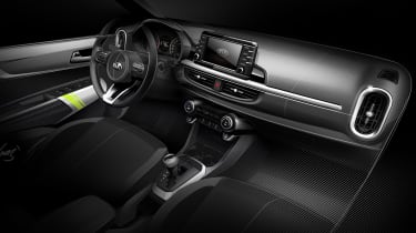 While inside, the new Kia Picanto has keyless entry &amp; go, all-round electric windows and a large infotainment screen 