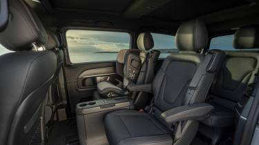 Mercedes V-Class second row seating