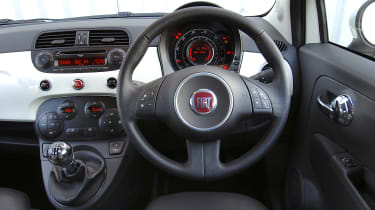 2008 Fiat 500 interior