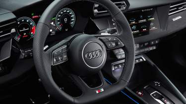 Audi S3 steering wheel