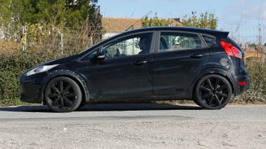 The new Ford Fiesta&#039;s disguised prototype could have been mistaken for a Focus
