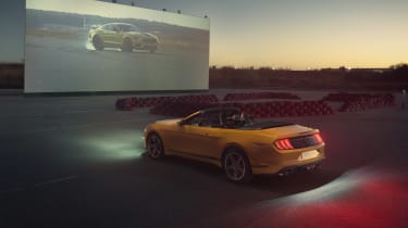 Ford Mustang California Special at drive in movie