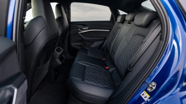 Audi Q8 e-tron Sportback SUV rear seats