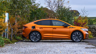 2022 Skoda Enyaq Coupe iV - charging
