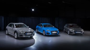 Facelifted Audi S4 saloon, A4 Avant estate and A4 Allroad