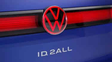 Volkswagen ID.2all concept show car rear badge
