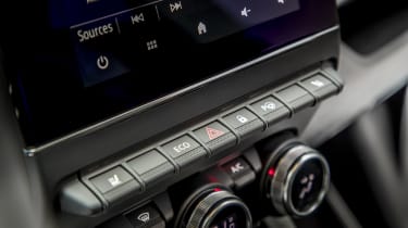 New Renault ZOE - centre console buttons