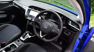 Vauxhall Corsa-e hatchback steering wheel