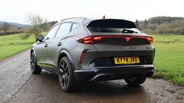 Cupra Formentor facelift UK rear 3/4 static