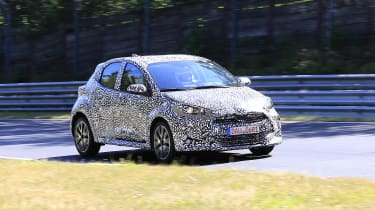 Toyota Yaris spotted in testing