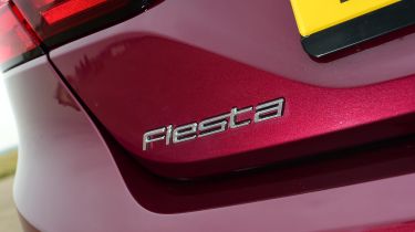 Facelifted Ford Fiesta badge