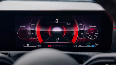 Mercedes A-Class hatchback instrument gauges