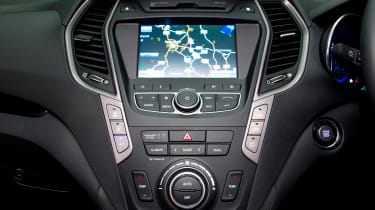 A touchscreen sat-nav system and reversing camera are fitted as standard