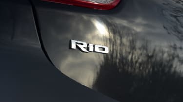 Kia Rio hatchback boot badge
