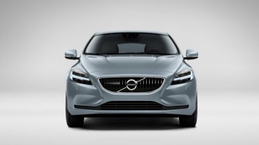 The latest Volvo corporate identity has been neatly applied to the V40