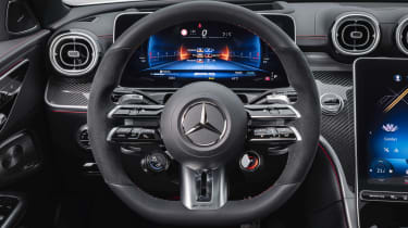 2022 Mercedes-AMG C 43 steering wheel