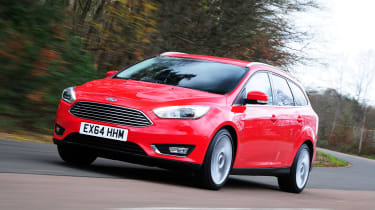 The Ford Focus Estate is a practical version of the popular family hatchback with a bigger boot 