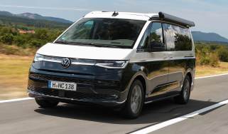 Volkswagen California front quarter driving