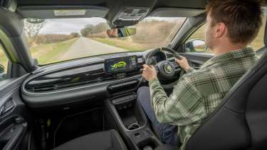 Abarth 600e UK interior staff