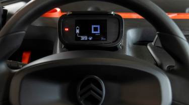 Citroen Ami facelift driver display