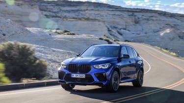 BMW X5 M Competition driving