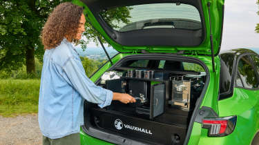 Vauxhall Mokka Coffe-e making coffee